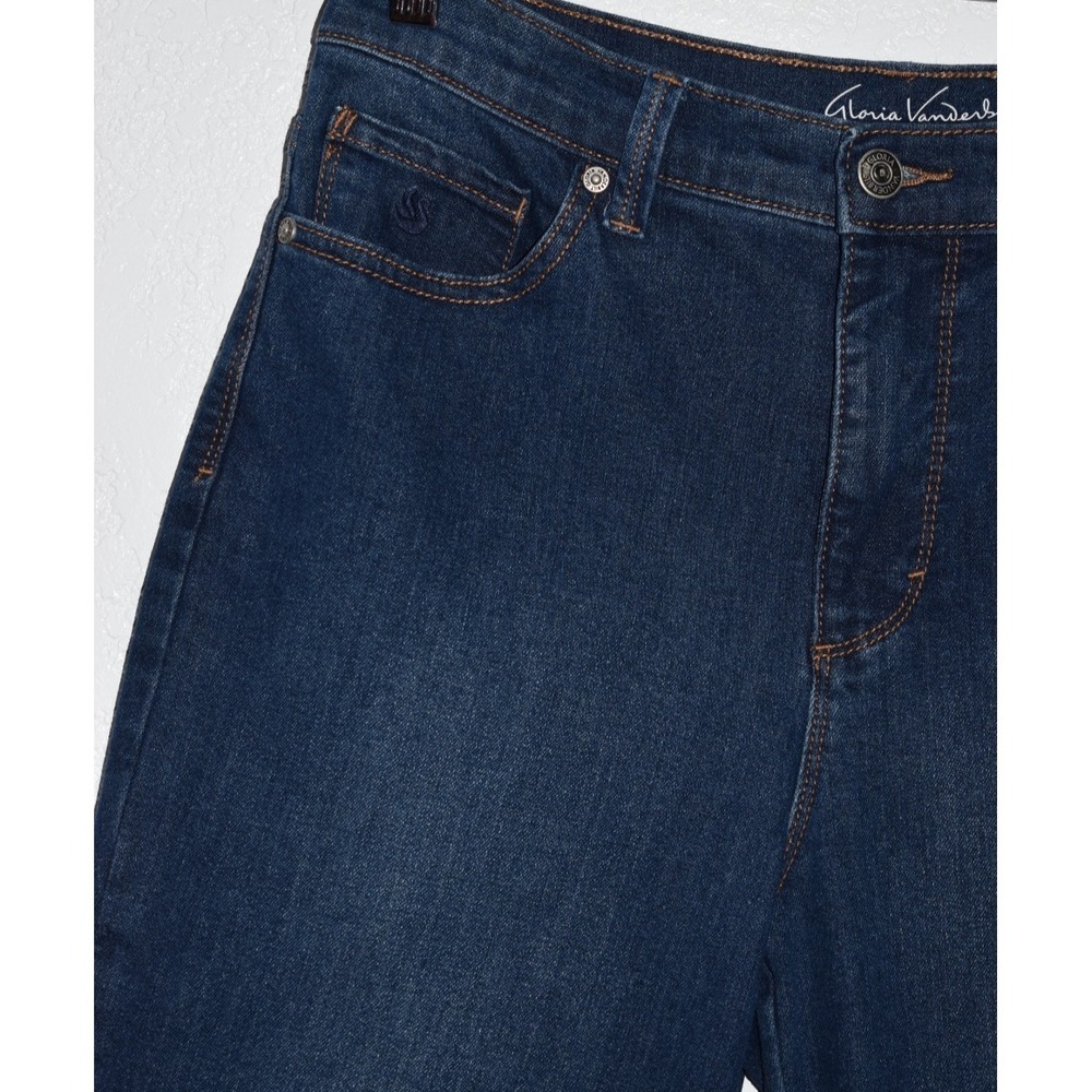 Gloria Vanderbilt 6 Amanda Capris All-Around Slimming Effect Jeans 5-Pocket crop - Picture 7 of 16